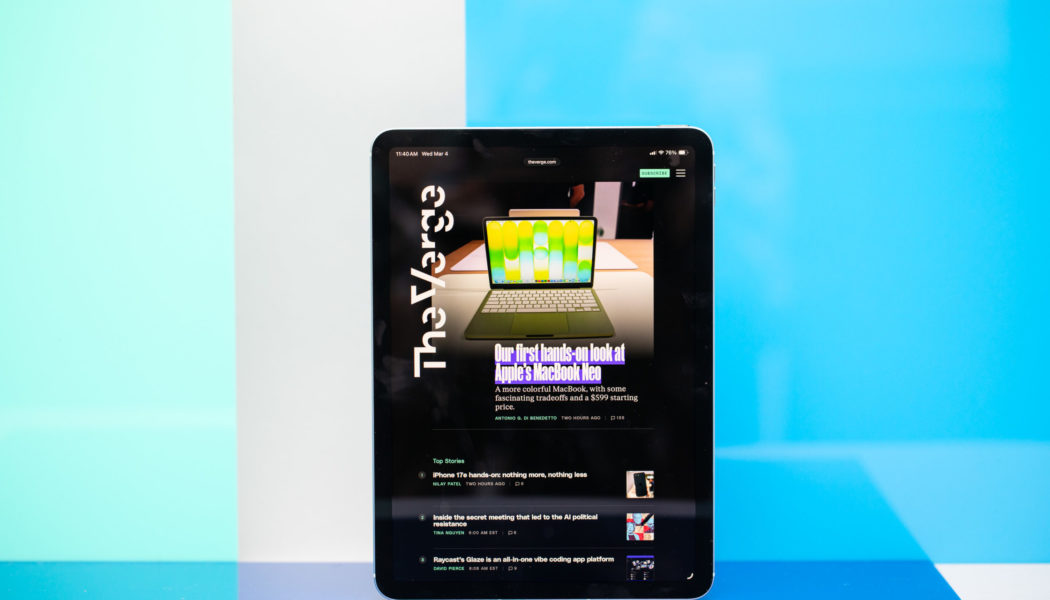 Apple’s newest iPad Air is up to $100 off for the first time