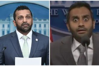 Aziz Ansari Clowns Unqualified FBI Director Kash Patel In 'SNL' Cold Open Sketch