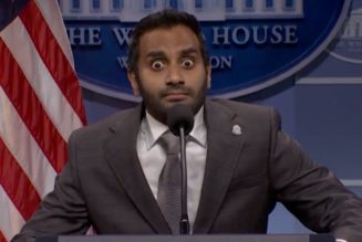 Aziz Ansari Plays Kash Patel on SNL: "I'm the First Indian Person to Suck At Their Job"