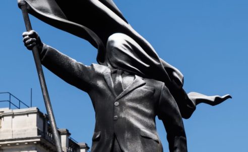 Banksy’s Latest Sculpture Joins London’s Imperial Icons