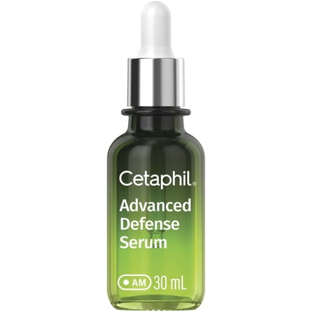 Cetaphil Advanced Defense Serum | Am Face Serum for Stressed Sensitive Skin | 1 Fl Oz Dropper Bottle | Gallic Acid &amp;amp; Vitamin E