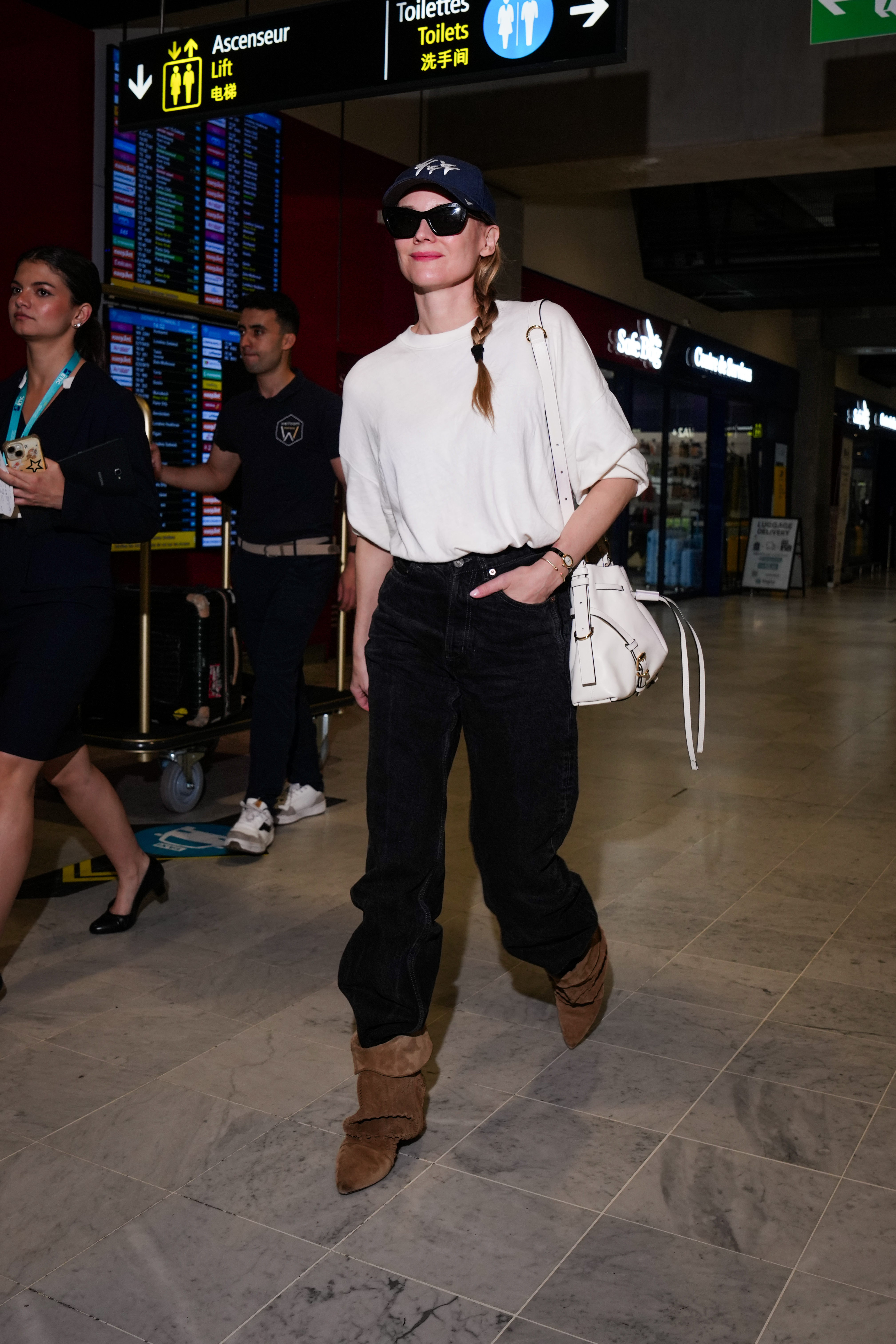 Diane Kruger is seen at Nice Airport during the 79th annual Cannes Film Festival on May 12, 2026 in Nice, France.