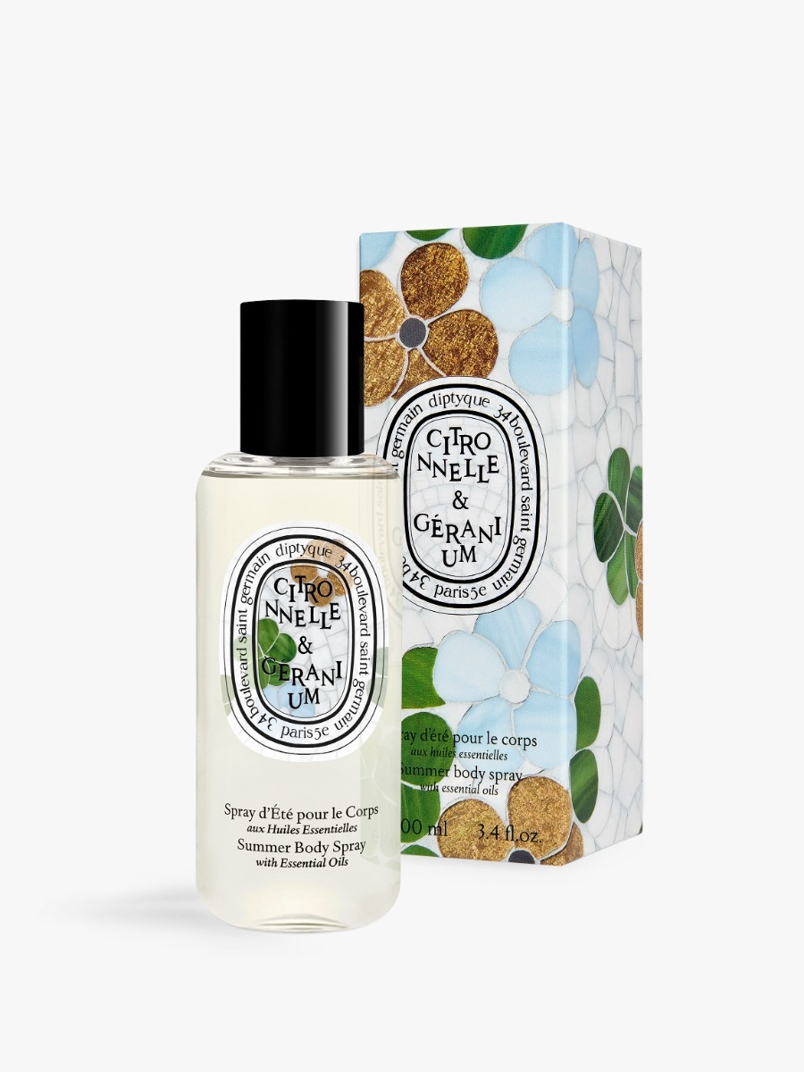 Lemongrass &amp;amp; Geranium - Summer Body Spray With Essential Oils