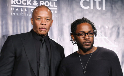 Dr. Dre & Kendrick Lamar Support Former High School At Groundbreaking Ceremony In Compton