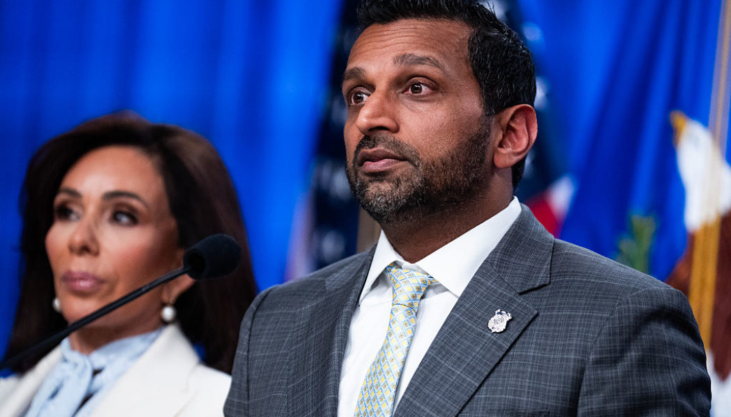 FBI Director Kash Patel's Personalized Bourbon Bottles Raise Eyebrows