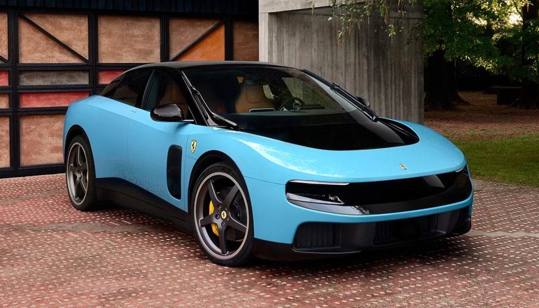 Ferrari reveals its first EV, with design help from Jony Ive
