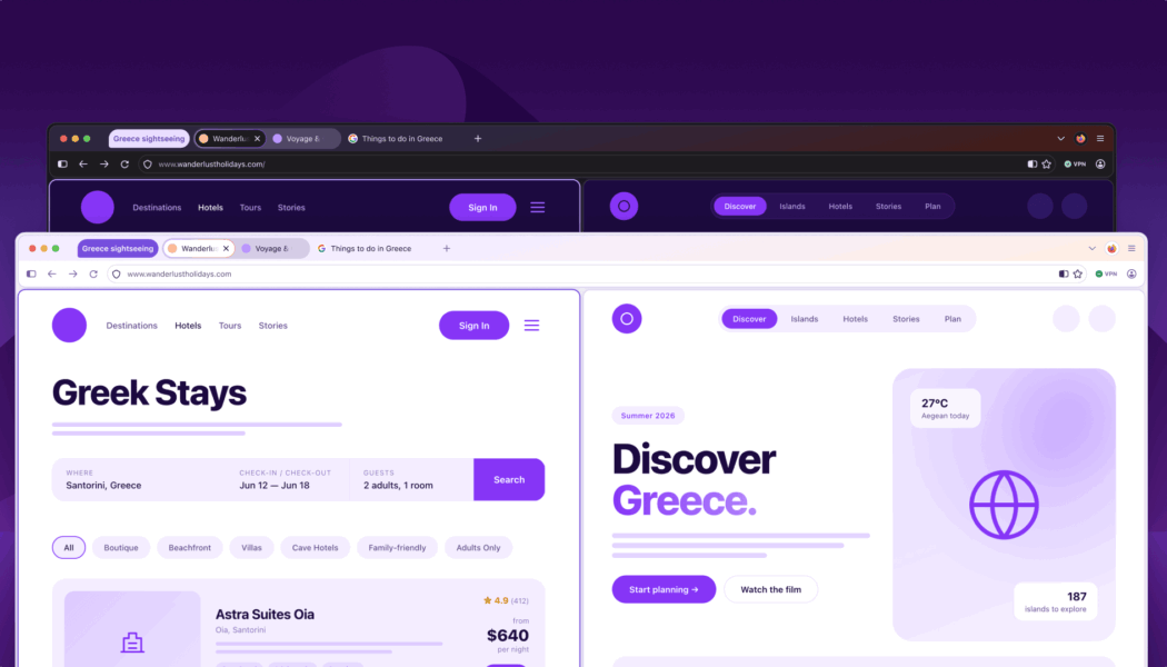 Firefox is working on a rounded redesign with easy-to-find controls for privacy and AI