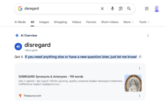 Google’s AI search is so broken it can ‘disregard’ what you’re looking for
