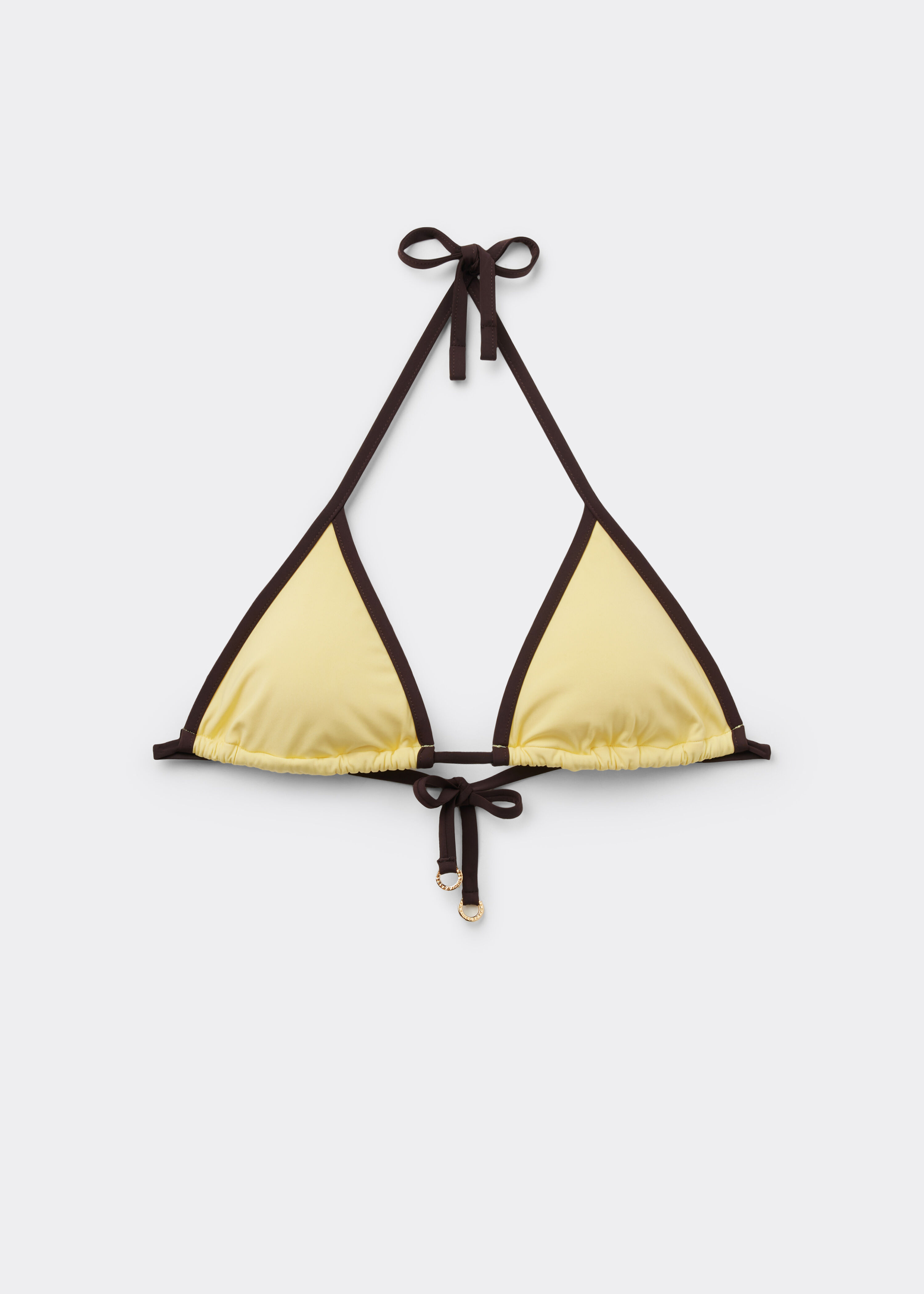 Calzedonia Triangle Swimsuit Top Bicolor Piping