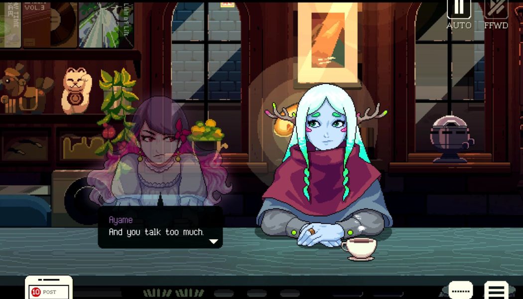 Hanging out in my favorite virtual coffee shop in Tokyo
