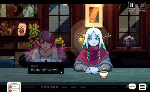 Hanging out in my favorite virtual coffee shop in Tokyo