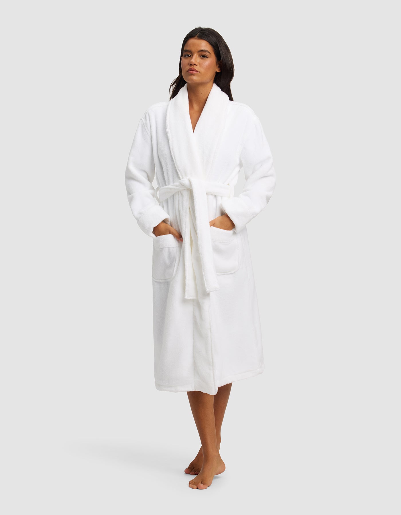 Luxe Bath Robe - White / Xs