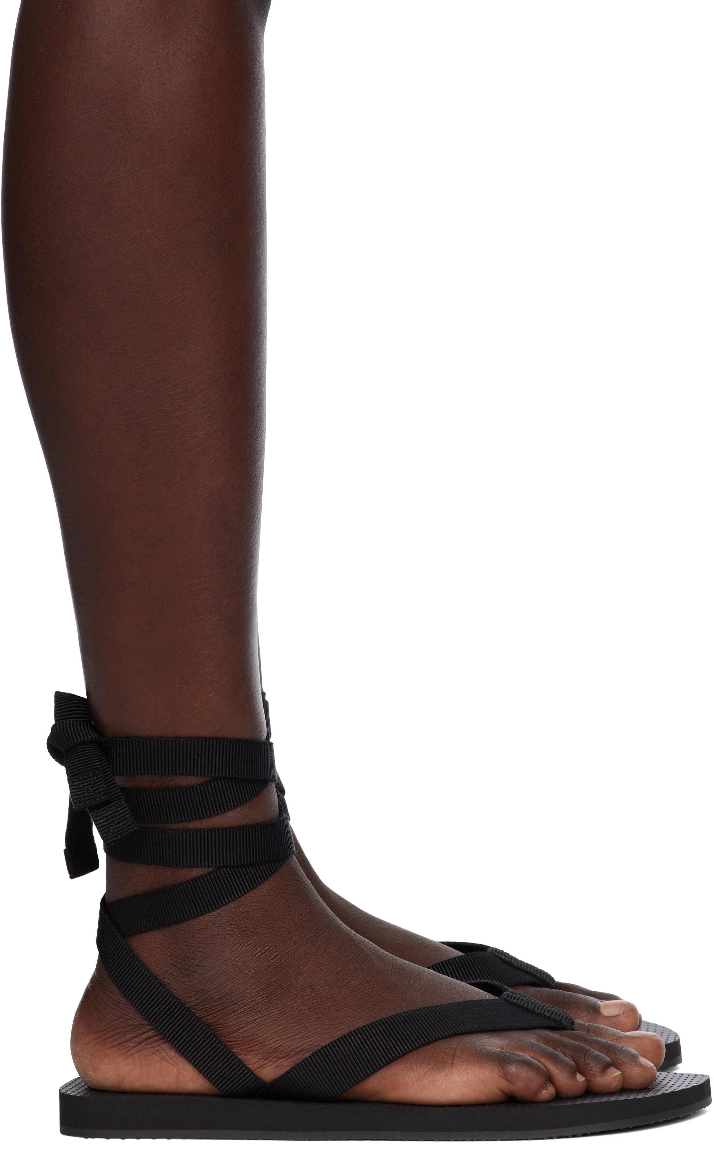 Black Dune Knot Sandals