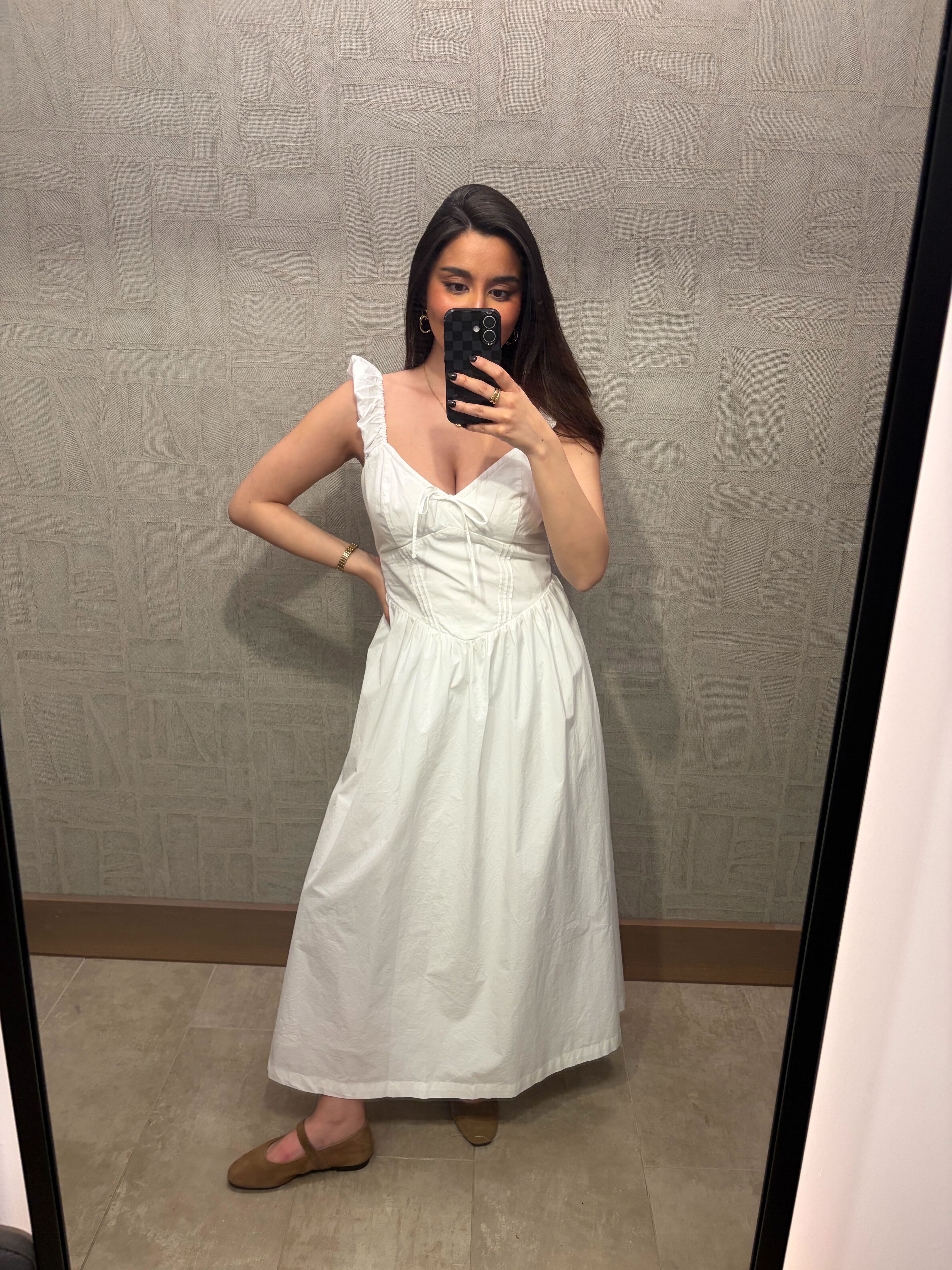 Marina white Abercrombie dress