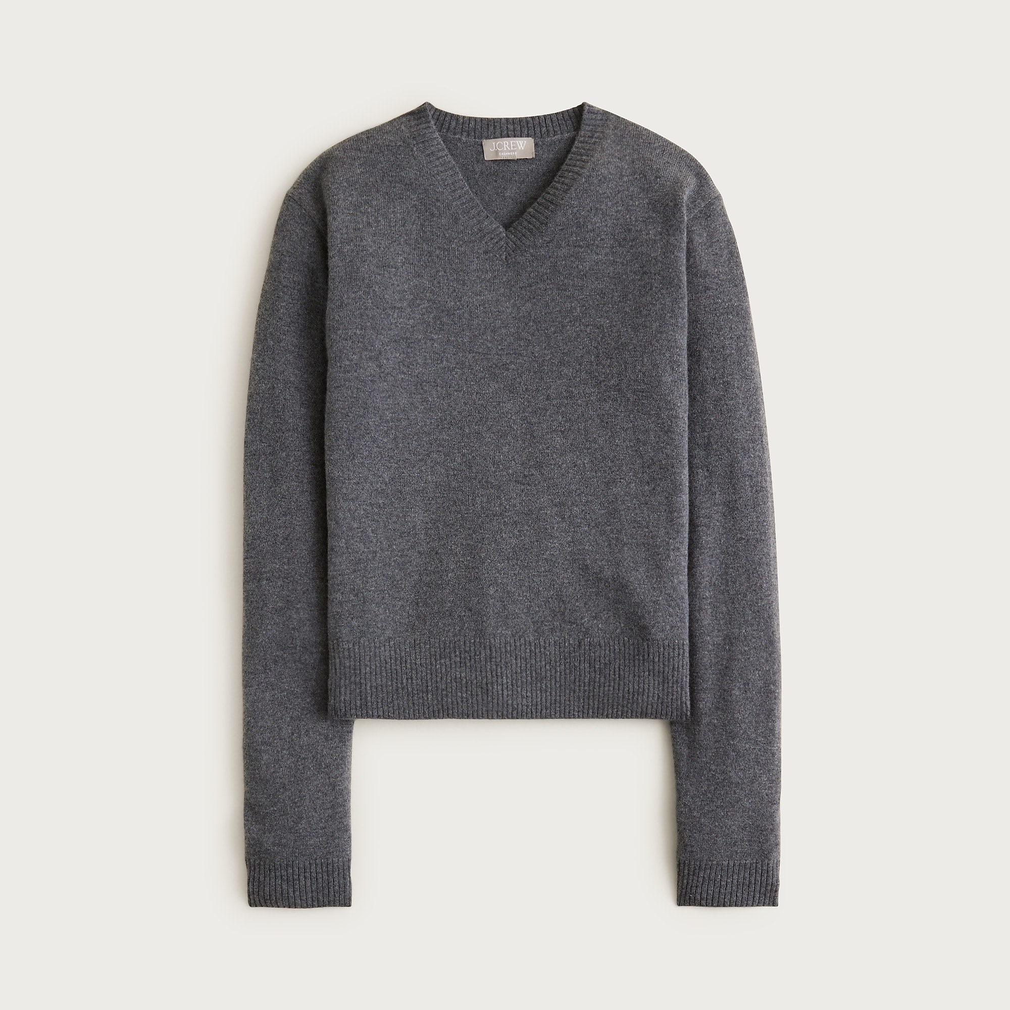 J.Crew, Cashmere High V-Neck Sweater