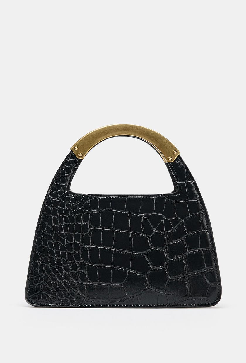 City Bag With Metal Handle