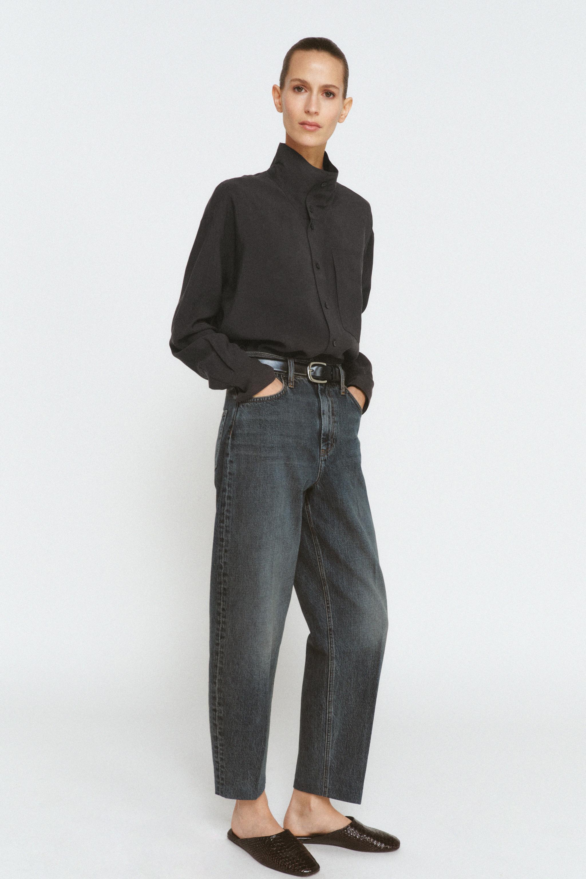 Zw Collection Barrel High-Waist Jeans