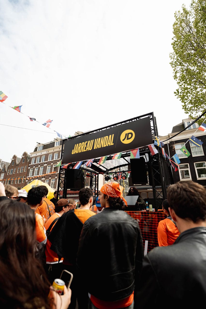 jd sports jarreau vandal kings day amsterdam soundsystem Lamsi Disco Arabesquo JAEL streets netherlands dutch local music sounds