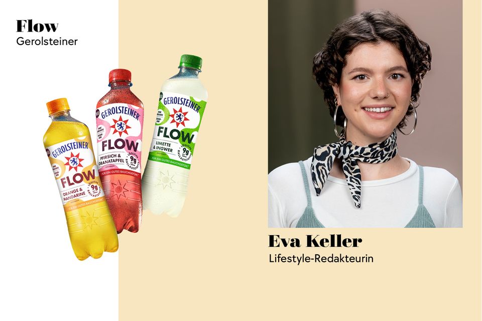Redakteurin Eva hat das neue Gerolsteiner Flow getestet.&nbsp;
