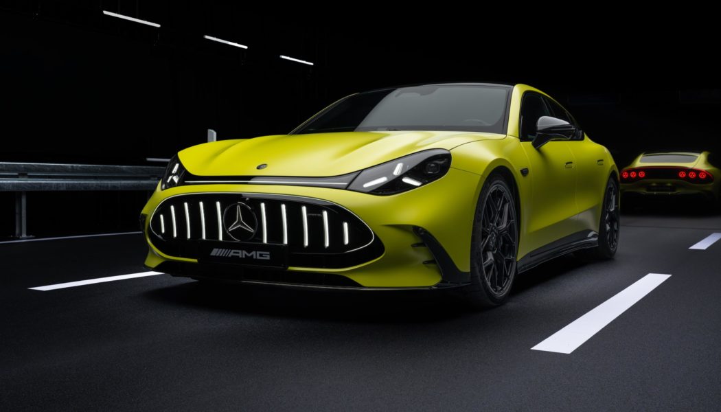Mercedes’ electric AMG GT 4-door coupe can go 0-60 in 2 seconds