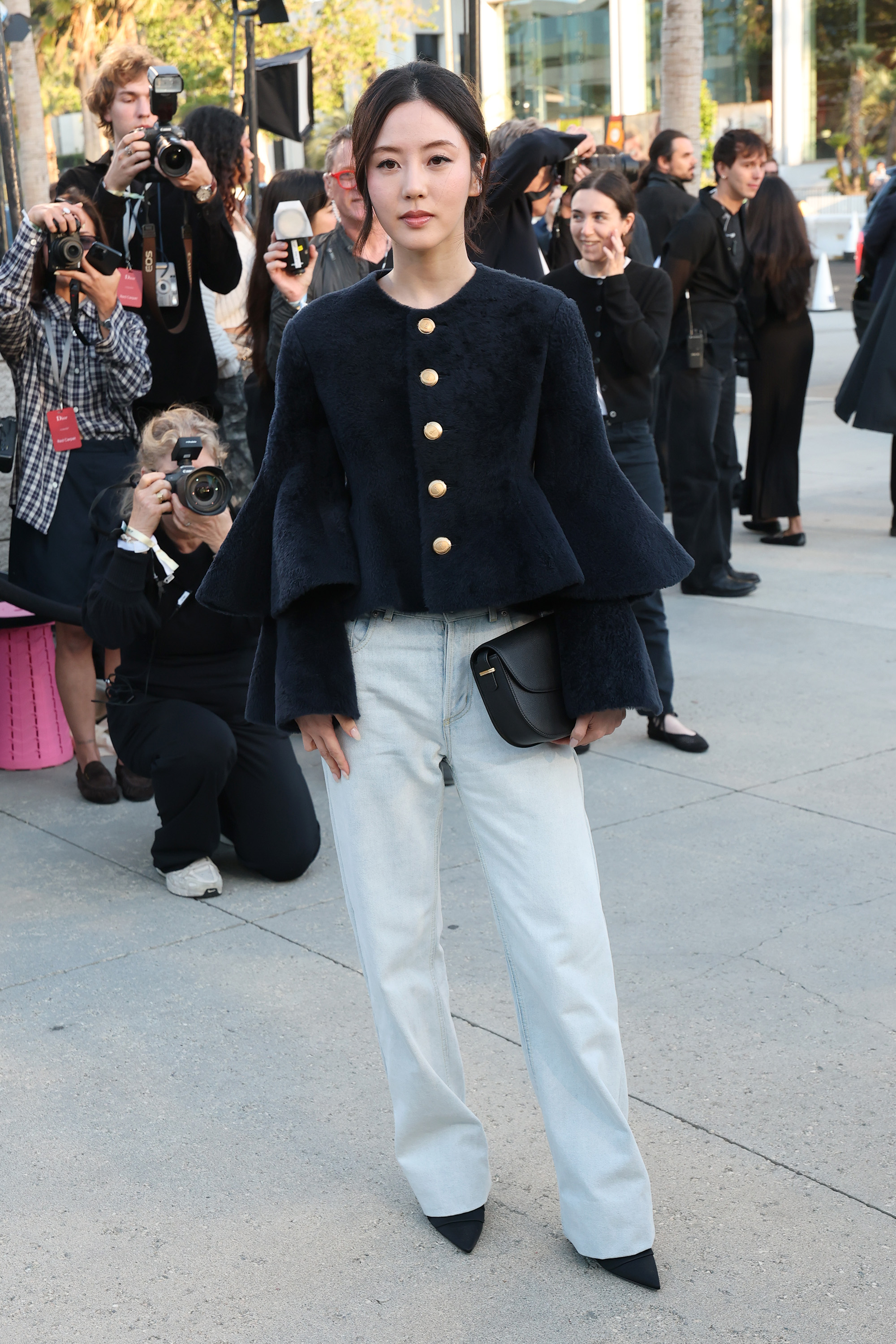 Seoyeon Jang attends 2027 Dior cruise show at Los Angeles County Museum of Art on May 13, 2026 in Los Angeles, California.