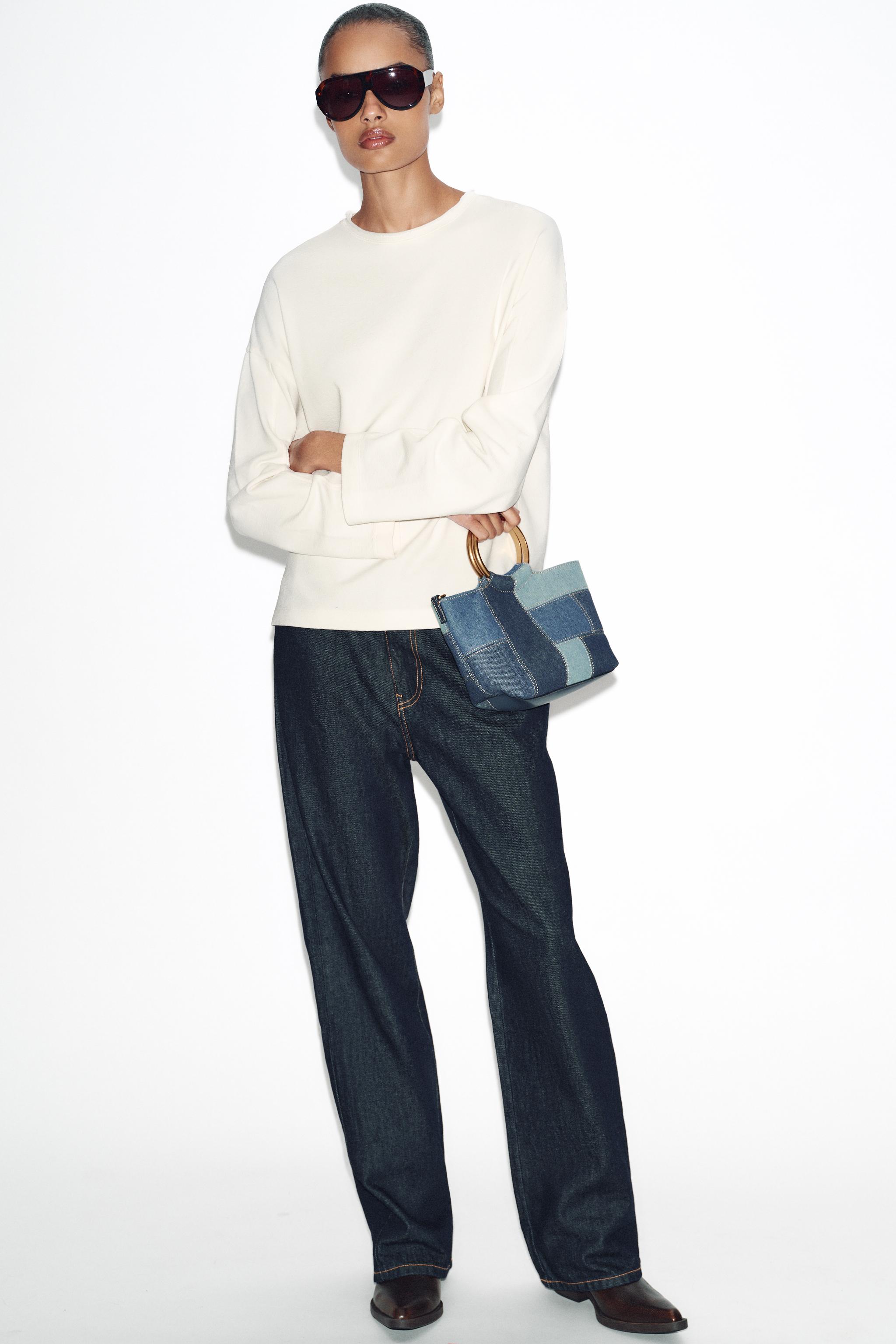 Long Sleeve Textured T-Shirt