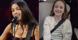 Olivia Rodrigo Sings With Jimmy Kimmel’s Daughter at the 2026 Disney Upfronts