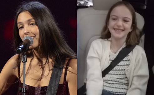 Olivia Rodrigo Sings With Jimmy Kimmel's Daughter at the 2026 Disney Upfronts