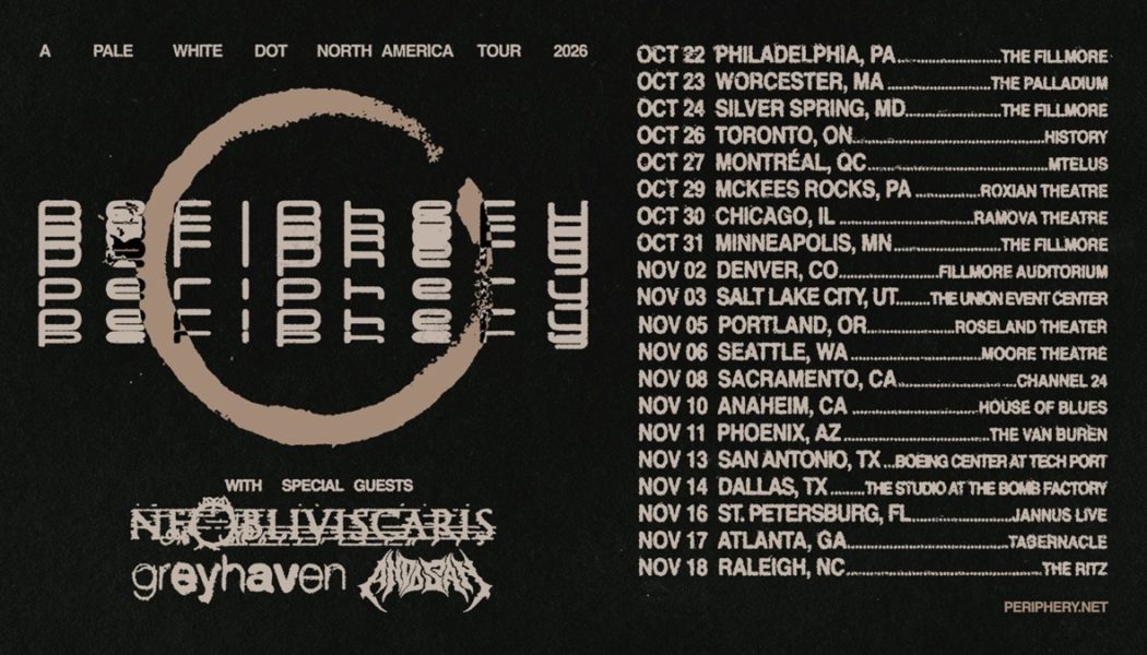 Periphery Announce Fall 2026 North American Tour