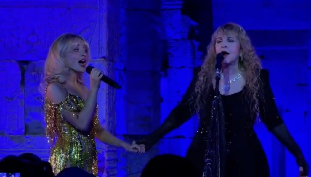 Sabrina Carpenter and Stevie Nicks Perform "Landslide" at 2026 Met Gala