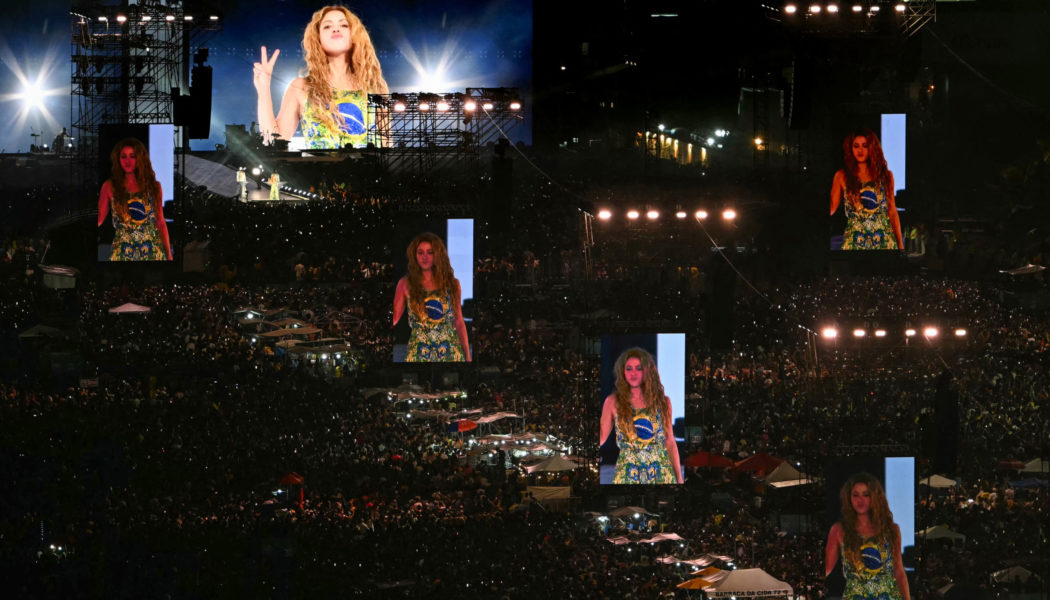 Shakira Performs to 2 Million People at Copacabana Beach in Rio de Janeiro