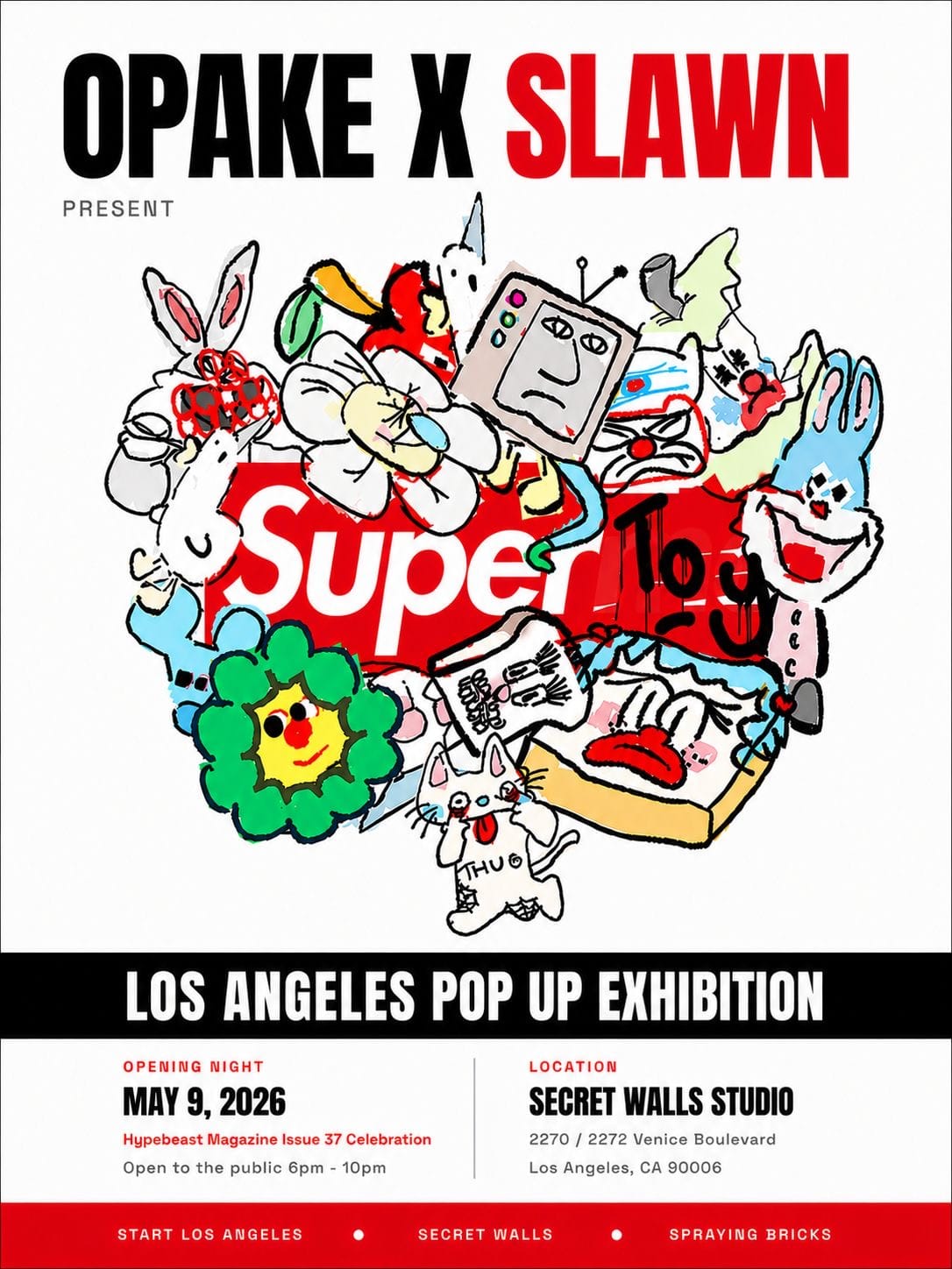 Slawn and Opake’s “Super Toy” Pop-Up Doubles as a Hypebeast Magazine Celebration