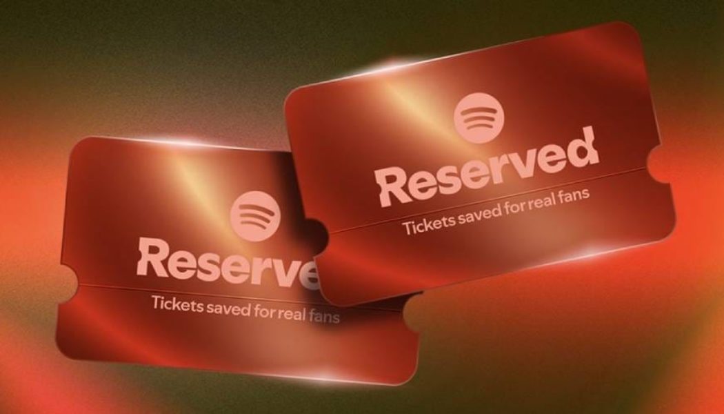 Spotify's New “Reserved” Feature Wants to Fix Concert Ticketing — and Your Listening History Is Your Ticket