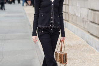 Spotted in NYC: The Chicest Way to Wear Black Trousers and a Lightweight Jacket This Summer