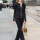 Spotted in NYC: The Chicest Way to Wear Black Trousers and a Lightweight Jacket This Summer