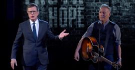 Springsteen Salutes Colbert: He Lost His Show Because the President “Can’t Take a Joke”