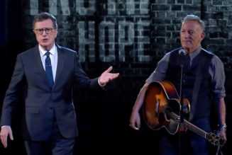 Springsteen Salutes Colbert: He Lost His Show Because the President "Can't Take a Joke"