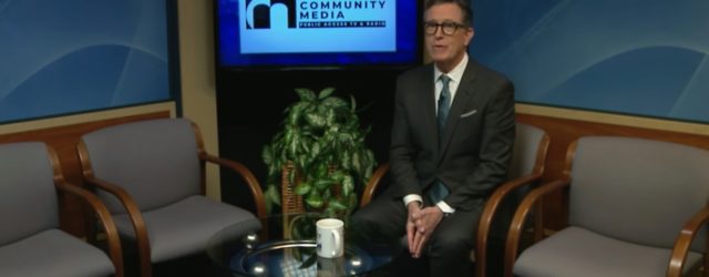Stephen Colbert Returns to TV with Hilarious Hour on Monroe, Michigan Public Access