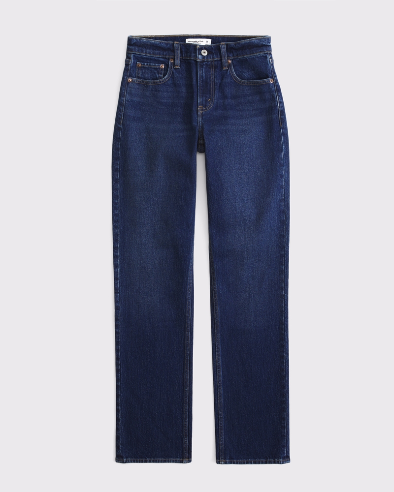 Mid Rise 90s Straight Jean