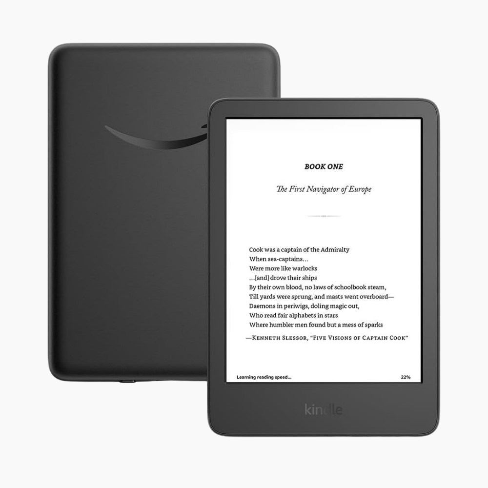 The Amazon Kindle 2024 on a light gray background.