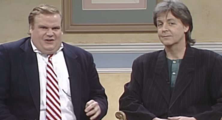 The Chris Farley Show with Paul McCartney Finally Uploaded to SNL's YouTube