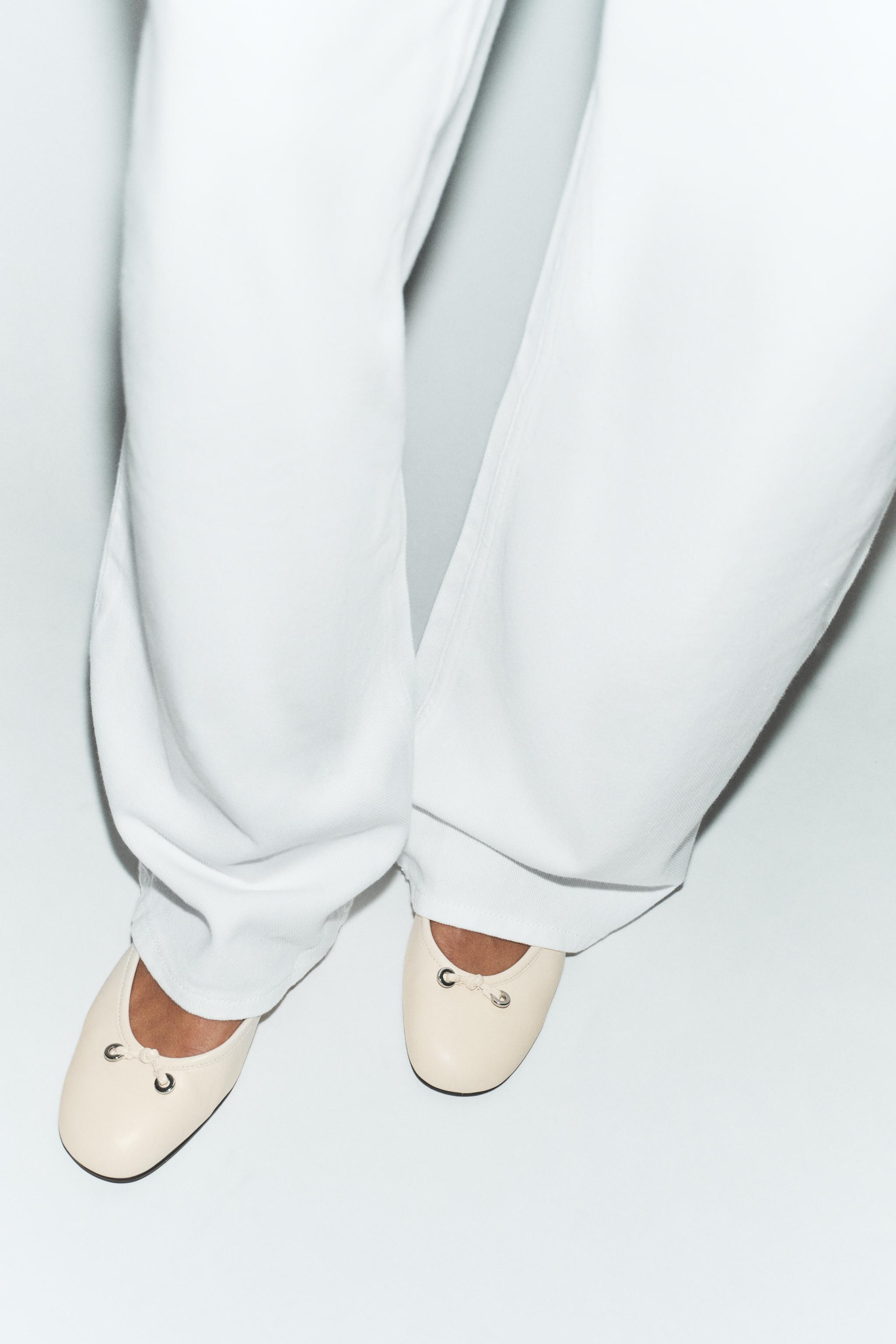 Wedge Slingback Ballet Flats