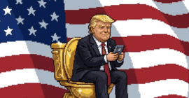 The funniest thing about the Trump arcade game is how good it is