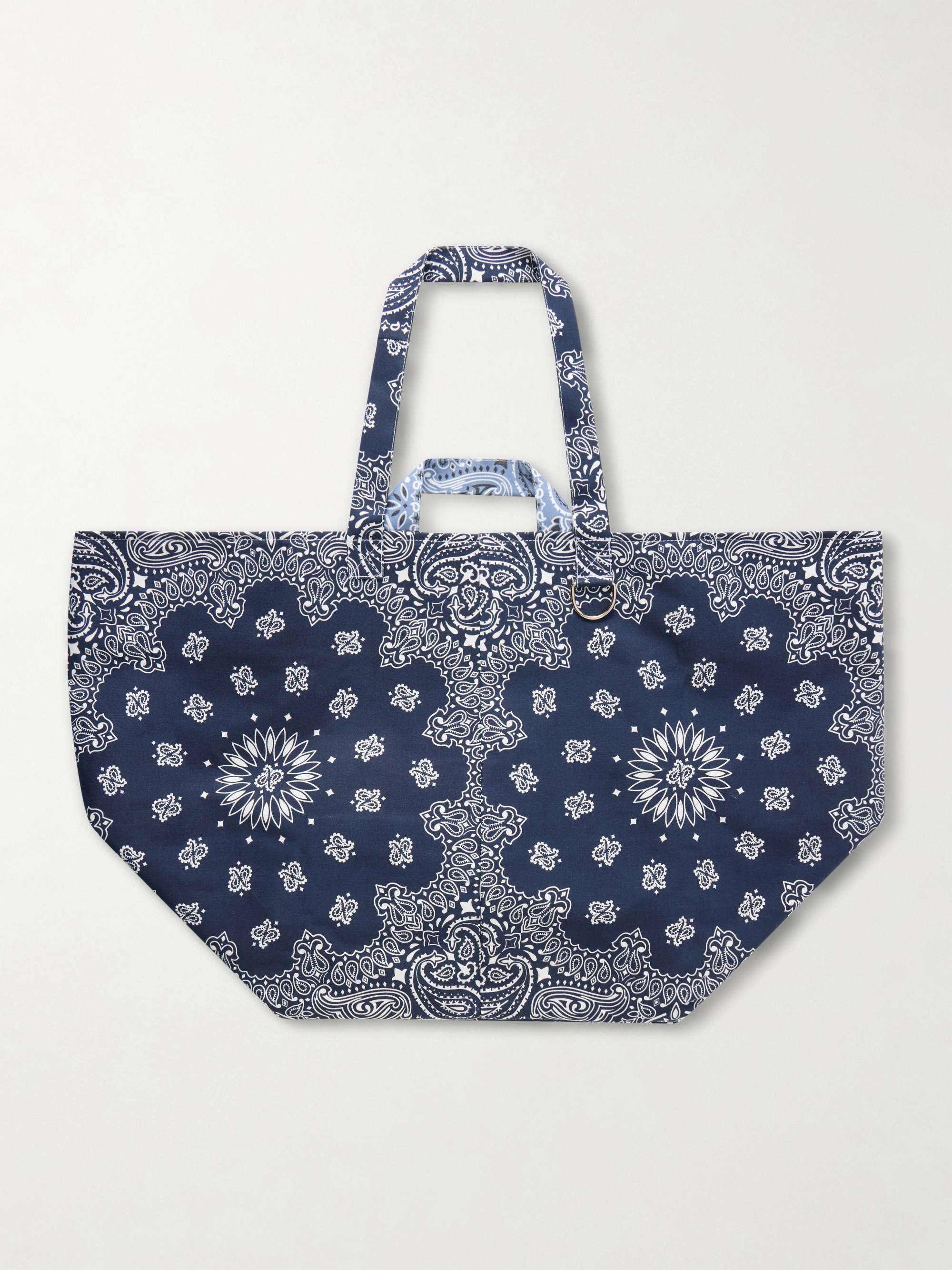 Maxi Basket Printed Cotton Tote