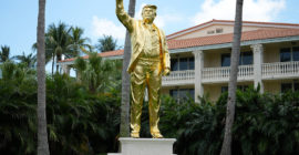 The New Golden Calf: Social Media Calls Blasphemy To Ridiculous Religious Dedication Ceremony For Trump’s Gold Statue