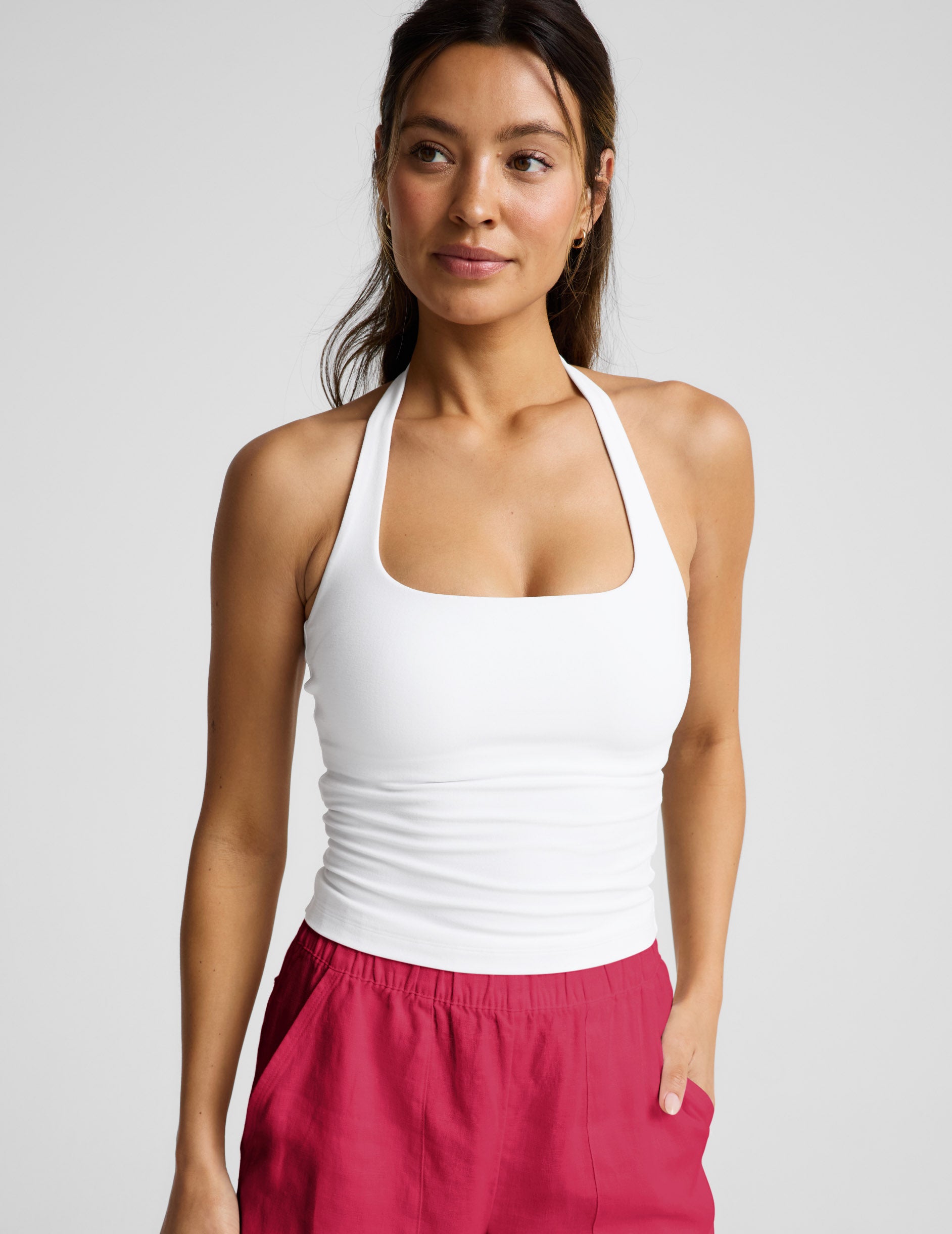 Spacedye&amp;trade; Square Halter Tank