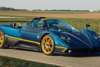 This 1-Of-1 Pagani Zonda Unica Features a Manual Gearbox and Could Fetch up to $14.2 Million USD at Auction