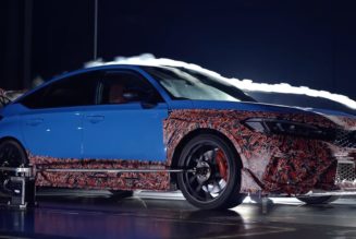 This Could Be Our First Look at the New Honda Civic Type R via HRC