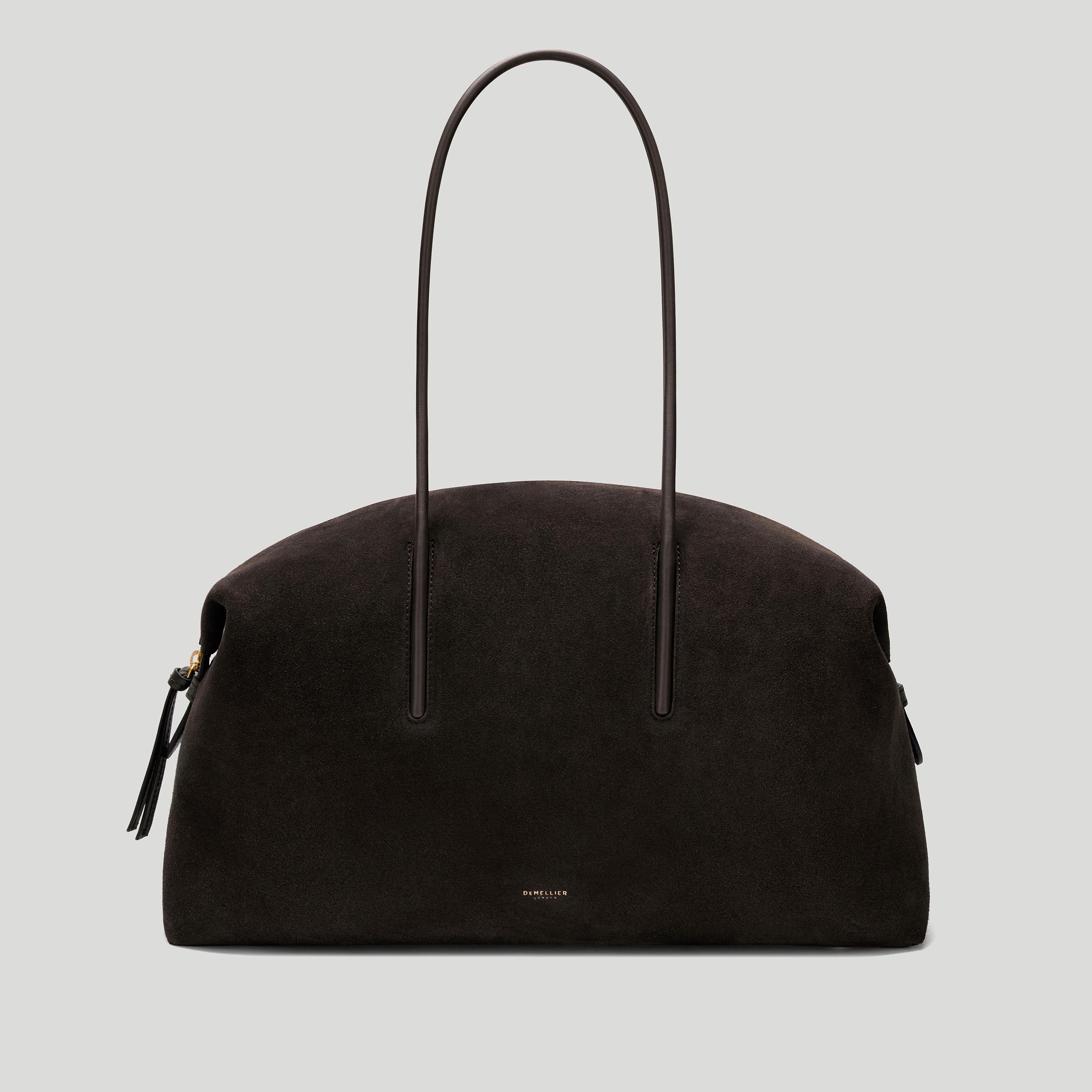 The Stockholm | Dark Chocolate Suede &amp;amp; Dark Chocolate Smooth | Demellier