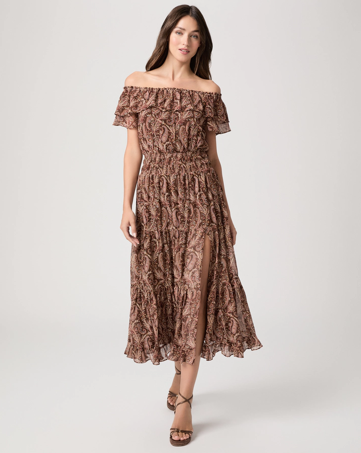 paige ruffle dress